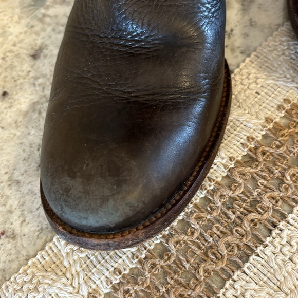 Tory Burch Keaton Riding Boots. Brown leather. Size Womans 7. - Picture 5 of 13